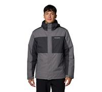 Columbia Tipton Peak 3 - Chaqueta aislante para hombre, chaqueta de invierno, gris ciudad, tiburón, talla S