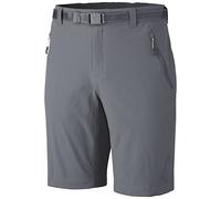 Columbia Titan Peak Men' Pantalón Corto con protección Solar 50, Hombre, Gris (Graphite), 34