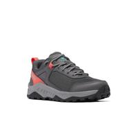 Columbia Trailstorm Ascend Wp, Zapatillas de Senderismo Mujer, Dark Grey Red Coral, 37.5 EU
