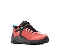 Columbia Trailstorm Ascend Wp, Zapatillas de Senderismo Mujer, Red Coral Bright Aqua, 38.5 EU