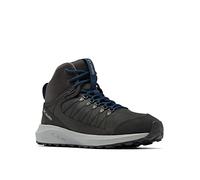 Columbia TRAILSTORM CREST MID WATERPROOF Botas Montaña De Senderismo Y Trekking impermeables Hombre , Negro (Shark x Admiral), 44.5 EU