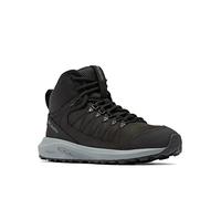Columbia TRAILSTORM CREST MID WATERPROOF Botas Montaña De Senderismo Y Trekking impermeables Mujer , Negro (Black x Ti Grey Steel), 37.5 EU
