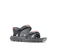 Columbia Trailstorm Hiker 2 Strap Sandalias De Senderismo Y Trekking para Mujer, Gris (Graphite x Red Hibiscus), 36 EU