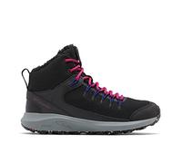 Columbia Trailstorm Mid Impermeable Omni Heat, Zapatillas para Caminar Mujer, Black Red Onion, 36 EU
