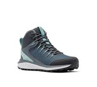 Columbia Trailstorm Mid Waterproof Botas Montaña De Senderismo Y Trekking para Mujer, Gris (Graphite x Dusty Green), 37.5 EU