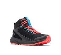 Columbia Trailstorm Mid Waterproof Botas Montaña De Senderismo Y Trekking para Mujer, Negro (Black x White), 38 EU