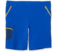 Columbia Triple Canyon Pantalones Cortos, Hombre, Azul/Carbon, 46