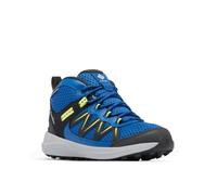 Columbia Unisex Kid's Youth Peakfreak Rush Mid Waterproof Rise Trekking and Hiking Boots, Mountain Blue Voltage, 33 EU