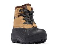 Columbia Youth Powderbug Alpine Waterproof, Botas para Nieve, Sahara, Black, 36 EU