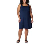 Columbia Vestido de Mujer con Tejido FreezerTM III con protección Solar y antitranspiración, Mujer, 1538022, Azul Marino, 3X