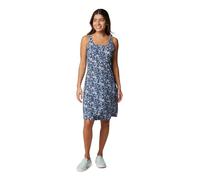 Columbia Vestido Freezer III para Mujer, protección Solar UV, Tejido Que Absorbe la Humedad, Estampado Collegiate Navy Kona, XS
