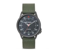 Columbia Viewmont CSS15-015 - Reloj para hombre con esfera gris y correa de nailon verde