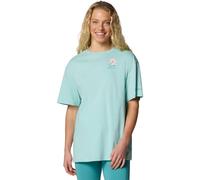 COLUMBIA W Rolling Bend Graphic Oversized Tee - Mujer - Azul - talla M- modelo 2025