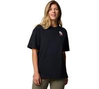 COLUMBIA W Rolling Bend Graphic Oversized Tee - Mujer - Negro - talla M- modelo 2025