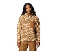 Columbia West Bend 1/4 Zip 2 Forro Polar, Camel Brown Highland Tonal, S para Mujer