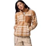 Columbia - Marcas - West Bend 1/4 Zip II Camel Brown Herringplaid para Mujer - Talla M - Marrón Marrón M