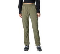 Columbia Women's Leslie Falls Pull-On Pant, Hiking Trousers, Stone Green, L/R