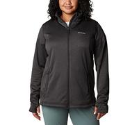 Columbia Women's Park View Grid Fleece Full Zip, Black Heather, Small