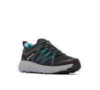 Columbia Women's Peakfreak Roam Waterproof, Waterproof Low Rise Trekking and Hiking Shoes, Black/Teal, 7