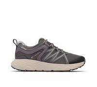 Columbia Women's Peakfreak Roam Waterproof, Waterproof Low Rise Trekking and Hiking Shoes, City Grey/Granite Purple, 8