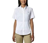 Columbia Women's Plus Size PFG Tamiami II Short Sleeve Shirt - White 2X