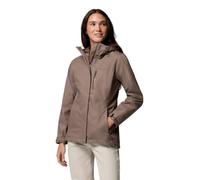 Columbia Pouring Adventure 3 - Chaqueta impermeable para mujer, color hierro, talla M