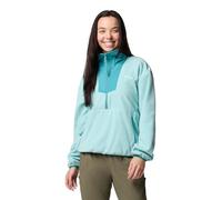 Columbia Women's Sequoia Grove Half Zip Fleece, Fleece Pull Over, Spray/Teal, S