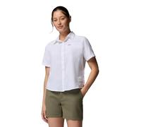 Columbia Women's Silver Ridge Utility 2 Short Sleeve Shirt, Short Sleeve Shirt, White, X-Small