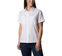Columbia Women's Silver Ridge Utility Short Sleeve Shirt, Short Sleeve Shirt, White, S