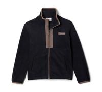 Columbia Youth Back Bowl 2 - Chaqueta de forro polar con cremallera completa, color negro/hierro, talla S