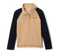 Columbia Youth Boys Glacial - Forro polar con media cremallera, color negro, talla M
