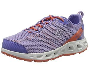 Columbia Youth Drainmaker III, Zapatillas de Deporte Exterior Niñas, Morado (Whitened Violet, Lychee 501), 33 EU