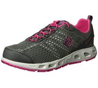 Columbia Youth Drainmaker III, Zapatillas De Deporte para Exterior Niñas, Negro (Dark Grey/Ultra Pink 089), 36 EU