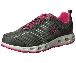 Columbia Youth Drainmaker III, Zapatillas De Deporte para Exterior Niñas, Negro (Dark Grey/Ultra Pink 089), 36 EU