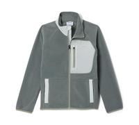 Columbia Youth Fast Trek 5 - Chaqueta de forro polar con cremallera completa, color salvia/luz de té, talla S