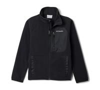Columbia Youth Fast Trek 5 Full Zip, Full Zip Fleece Jacket, Black, Medium