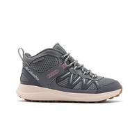 Columbia Youth Peakfreak Rush Mid WP, botas de senderismo y senderismo de tiro medio, color salvia/gorrión, talla 13 regular