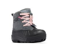 Columbia Youth Powderbug Alpine Waterproof, Botas para Nieve, Graphite, Pink Haze, 34 EU