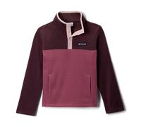 Columbia Youth Steens Mountain 2 1/4 Snap Fleece Pull-Over, forro polar, malva antiguo/Moonvista/rosa mineral, talla M