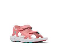 Columbia Youth Techsun Vent Sandalias De Senderismo Y Trekking para Unisex niños, Rojo (Wild Salmon x Dolphin), 38 EU