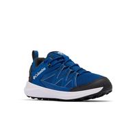 Columbia Youth Unisex Peakfreak Rush Waterproof, Waterproof Low Rise Trekking and Hiking Shoes, Mountain Blue/White, 3