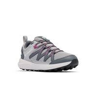 Columbia Youth Unisex Peakfreak Rush Waterproof, Waterproof Low Rise Trekking and Hiking Shoes, Steam/Wild Fuchsia, 13