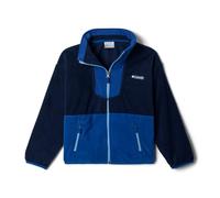Columbia Youth Unisex Sequoia Grove Full Zip Fleece, Full Zip Fleece Jacket, Collegiate Navy/Mountain Blue, XXS