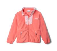 Columbia Youth Unisex Sequoia Grove Full Zip Fleece, Full Zip Fleece Jacket, Hot Coral/Satin Pink, M