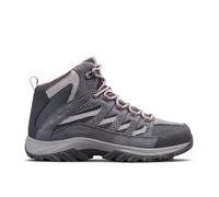 Columbia - Zapatillas caminar impermeables de media caña Crestwood™ II - Gris - Talla 43 EU - Mujer