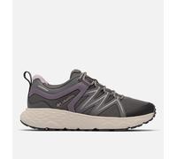 Columbia Women's Peakfreak Roam Waterproof, Waterproof Low Rise Trekking and Hiking Shoes, City Grey/Granite Purple, 6