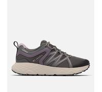 Columbia Women's Peakfreak Roam Waterproof, Waterproof Low Rise Trekking and Hiking Shoes, City Grey/Granite Purple, 7.5