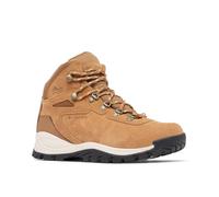 Columbia Women's Newton Ridge Plus Waterproof Amped, Waterproof Mid Rise Trekking and Hiking Boots, Elk/Dark Stone, 6.5