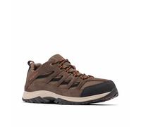 Columbia - Zapatillas de senderismo Crestwood para hombre, marrón camuflaje, Heatwave, 12 Wide