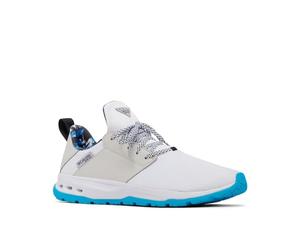 Columbia Zapato náutico Tamiami PFG para Hombre, Blanco/Azul (White/Ocean Blue), 43 EU
